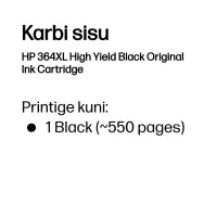 HP 364XL ink black blister – pilt 6