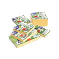 Märkmekuup FORPUS 75x75mm, kollane, 400l (kogus 2 tükki)