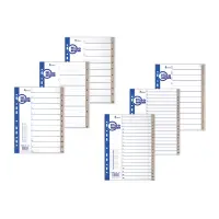 Vahelehed Forpus Maxi A4 plast 1-31