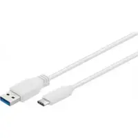 Goobay USB-C to USB A 3.0 cable 67185 USB-C male, USB 3.0 male (type A), 0.5 m, White