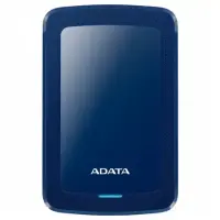ADATA HV300 AHV300-2TU31-CBL 2000 GB 2.5 " USB 3.1 Blue backward compatible with USB 2.0, 1. HDDtoGo free software only compatible with Windows. 2. Compatibility with specific host devices may vary and could be affected by system environment. 3. Connecting via USB 2.0 requires plugging in to two USB ports for sufficient power delivery. A USB Y-cabl
