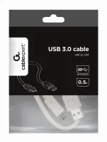 CABLE USB-C TO USB3 0.5M WHITE/CCP-USB3-AMCM-W-0.5M GEMBIRD – pilt 3