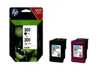 HP 301 2-pack Black/Tri-color Original Ink Cartridges