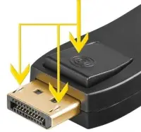 Goobay | DisplayPort/HDMI adapter 1.1, gold-plated | 51719 – pilt 3