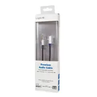 Logilink Premium Audio Cable Black, 1.5 m