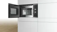 Bosch | Microwave Oven | BFL520MS0 | Built-in | 20 L | 800 W | Stainless steel/Black – pilt 2