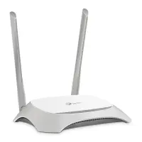 TP-Link TL-WR840N juhtmevaba ruuter Kiire Ethernet Üks sagedusala (2,4 GHz) Hall, Valge – pilt 5
