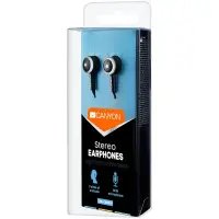CANYON headphones EPM-01 Mic 1.2m Black – pilt 4