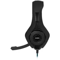 Headphones with microphone SVEN AP-G887MV black-blue