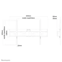 Neomounts LFD-W1640MP telerikinnitus 190,5 cm (75") Must – pilt 13