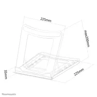 Neomounts NSLS075BLACK sülearvuti raam & alus Sülearvuti alus Must 40,6 cm (16") – pilt 13