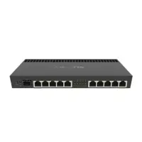 Mikrotik Wired Ethernet Router RB4011iGS+RM, Quad-core 1.4Ghz CPU, 1GB RAM, 512 MB, 1xSFP+, 1xSerial console port, PCB Temperature and Voltage Monitor, IP20, Cage and Desktop Case with Rack Ears, RouterOS L5 | MikroTik | Enthernet Router | RB4011iGS+RM | No Wi-Fi | 10/100/1000 Mbit/s | Ethernet LAN (RJ-45) ports 10 | Mesh Support No | MU-MiMO No | 