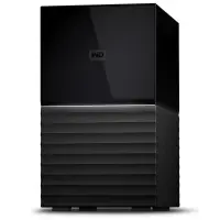 External HDD|WESTERN DIGITAL|My Book Duo|16TB|USB-C|USB 3.0|Drives 2|Black|WDBFBE0160JBK-EESN