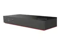 Lenovo 40AN0135EU sülearvuti dokk ja pordireplikaator Juhtmega ühendatud Thunderbolt 3 Must, Punane