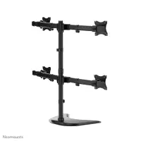 Neomounts NM-D335D4BLACK monitori kinnitus ja alus 68,6 cm (27") Laud Must – pilt 26