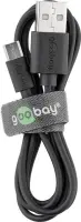Goobay | Micro USB charging and sync cable | 46800 | USB-A to micro-USB USB 2.0 male (type A) | USB 2.0 micro male (type B) – pilt 5