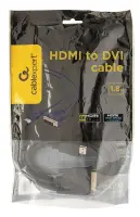 CABLE HDMI TO DVI 1.8M/BULK CC-HDMI-DVI-6 GEMBIRD – pilt 2