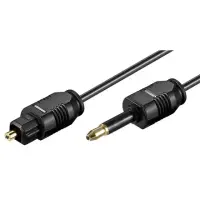 Goobay TOSLINK optical digital/audio connector cable 51225 3.5 mm mini Toslink male, Toslink male, 2 m