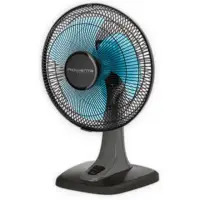 Rowenta VU2110F0 Table Fan, Number of speeds 3, 28 W, Oscillation, Diameter 25 cm, Black