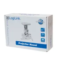 Logilink BP0003 Projector mount, ceiling, universal, 220 mm, white | Logilink