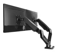 ICY BOX IB-MS304-T, Monitor stand with desk mounted base, for two screens, size up to 27'' | Raidsonic – pilt 6