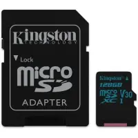 Kingston Technology Canvas Go! mälukaart 128 GB MicroSDXC Klass 10 UHS-I