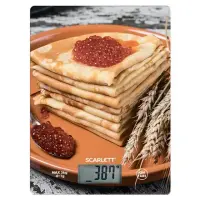 Scarlett Kitchen scales SC - KS57P45 Maximum weight (capacity) 5 kg, Graduation 1 g, Display type LCD,