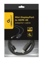 CABLE MINI-DP TO HDMI 1.8M/CC-MDP-HDMI-6 GEMBIRD – pilt 4