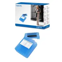 2,5" HDD protection box for 2 HDD, blue Logilink