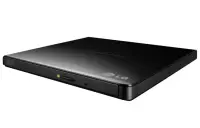 H.L Data Storage | Ultra Slim Portable DVD-Writer | GP57EB40 | Interface USB 2.0 | DVD±R/RW | CD read speed 24 x | CD write speed 24 x | Black | Desktop/Notebook