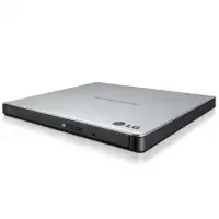 H.L Data Storage | Ultra Slim Portable DVD-Writer | GP57ES40 | Interface USB 2.0 | DVD±R/RW | CD read speed 24 x | CD write speed 24 x | Silver | Desktop/Notebook