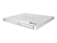 H.L Data Storage | Ultra Slim Portable DVD-Writer | GP57EW40 | Interface USB 2.0 | DVD±R/RW | CD read speed 24 x | CD write speed 24 x | White | Desktop/Notebook