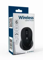 MOUSE USB OPTICAL WRL/BLACK MUSW-6B-01 GEMBIRD – pilt 4