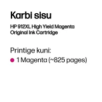 HP 912XL High Yield Magenta Ink – pilt 2