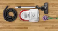 Gorenje | Vacuum cleaner | VCEB01GAWWF | With water filtration system | Wet suction | Power 800 W | Dust capacity 3 L | White/Red – pilt 12