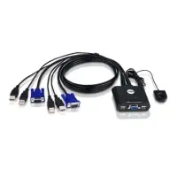 Aten 2-Port USB VGA Cable KVM Switch with Remote Port Selector | Aten | KVM  Cable KVM Switches  CS22U Search Product or keyword   2-Port USB VGA Cable KVM Switch with Remote Port Selector