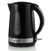 Gorenje | Kettle | K17BK | Standard | 2200 W | 1.7 L | Plastic/Metal | 360° rotational base | Black