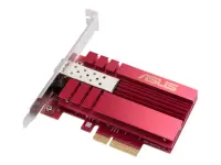 Asus | XG-C100F 10G PCIe Network Adapter; SFP+ port for Optical Fiber Transmission and DAC cable | 10/100/1000/10000 Mbit/s