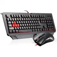 A4tech Bloody wired combo pack, V9C gaming mouse and B110 gaming keyboard, anti-slip surfaces and grips, US layout A4Tech Gaming, Wired, Keyboard layout EN