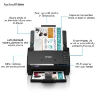 Epson FastFoto FF-680W Poogna-skänner 600 x 600 DPI A4 Must – pilt 7