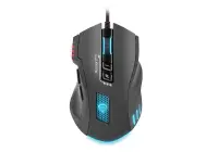 Genesis Xenon 200 NMG-0880 Optical Mouse, Wired, No, Gaming Mouse, Black/ red