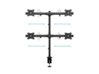 Multibrackets 3316 monitori kinnitus ja alus 68,6 cm (27") Laud Must – pilt 3