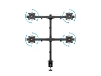 Multibrackets 3316 monitori kinnitus ja alus 68,6 cm (27") Laud Must – pilt 11
