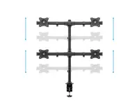 Multibrackets 3316 monitori kinnitus ja alus 68,6 cm (27") Laud Must – pilt 18