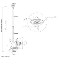NEOMOUNTS Ceiling Mount 32-75i 106-156cm – pilt 17