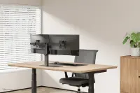 NEOMOUNTS D865DBLACK Dual DeskStand 27in – pilt 9