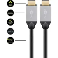 Goobay 75603 HighSpeed HDMI™ connection cable with Ethernet, 1,5m