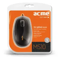 Acme MS10 Mini optical mouse wired, 5 year(s)