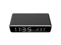 MOBILE CHARGER WRL W/DIG ALARM/CLOCK DAC-WPC-01 GEMBIRD – pilt 8