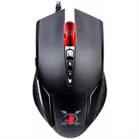 A4Tech V5 X'Glide Multicore wired, Black, Red, gaming mouse, USB